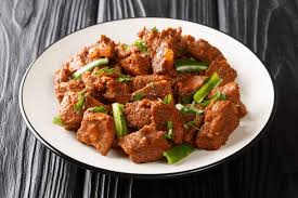 Mutton chilly              (Dry/Gravey 8pcs)